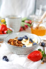 Healthy homemade granola