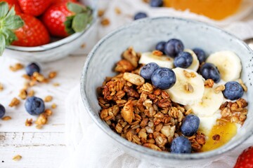 Healthy homemade granola