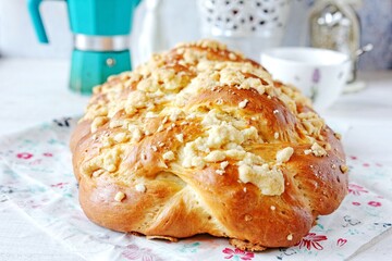 Homemade challah