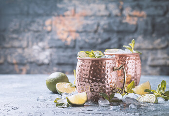 Moscow mule cocktail