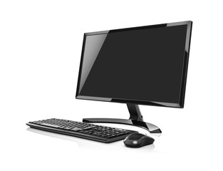 Fototapeta premium Modern PC computer isolated.