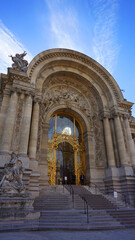 Obraz premium Photo of famous Petit Palais on a spring morning, Paris, France