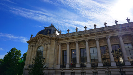 Photo of famous Petit Palais on a spring morning, Paris, France