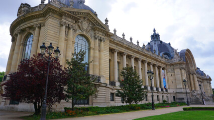 Fototapeta na wymiar Photo of famous Petit Palais on a spring morning, Paris, France