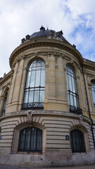 Fototapeta na wymiar Photo of famous Petit Palais on a spring morning, Paris, France