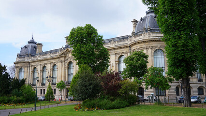 Photo of famous Petit Palais on a spring morning, Paris, France