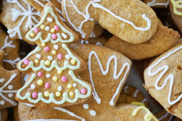 christmas tradition gingerbread background