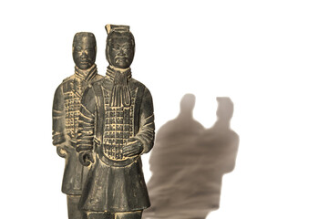 Two soldiers of Terracotta Army