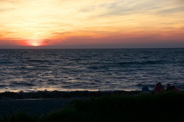 Sonnenuntergang am Meer