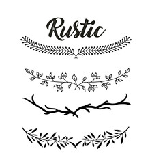 decorative rustic vintage collar vector icon illustration design graphic