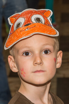Boy in squirrel costume