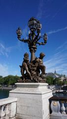 Obraz premium Photo of iconic Alexander III bridge, Paris, France