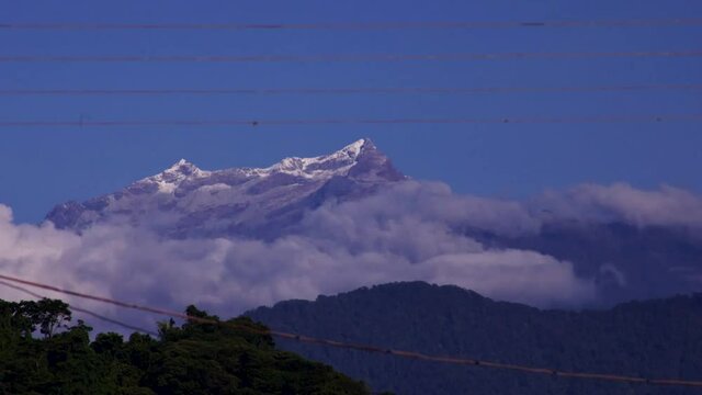 Time lapse of Humboldt peak and bonpland peak in the Venezuelan Andes.