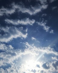 Cloud and sunshine