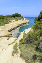 Canal d'amour in Sidari - Corfu island in Greece