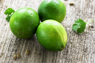 Three Green Limes