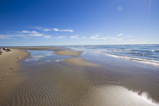 Ogunquit Beach In Maine, USA