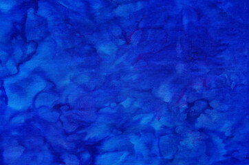 Fototapeta na wymiar Dyed blue textile background pattern