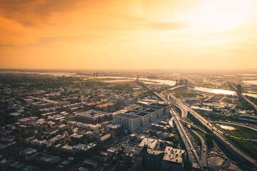 Aerial views of New jersey