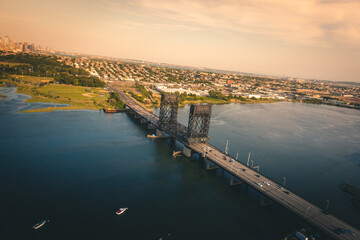 Naklejka premium Aerial views of New jersey