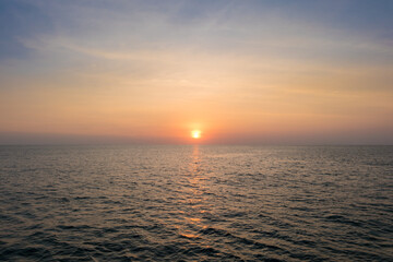 Fototapeta premium Sunset at the sea