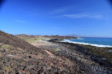 Insel Lobos bei Fuerteventura den Kanarischen Inseln