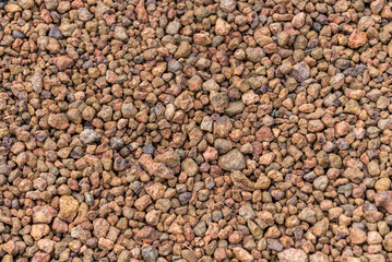 Red brown pebble floor texture