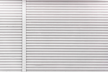 Obraz premium Corrugated metal sheet door