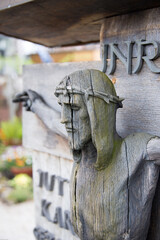 Hölzener Jesus am Kreuz