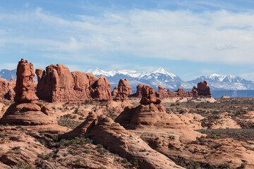 Fototapeta na wymiar Arches National Park - Scenic Beauty of Utah