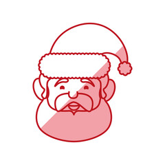 Santa claus cartoon icon vector illustration graphic design