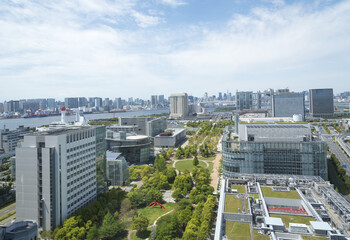 臨海副都心の台場エリアの風景（東京都港区）