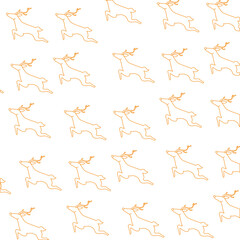 Reindeer christmas animal icon vector illustration graphic design