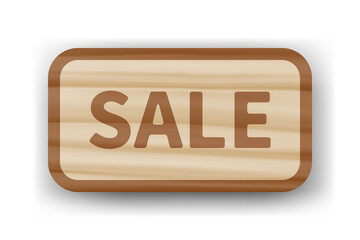 Wooden vintage board with inscription Sale