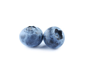 Tasty blueberry isolated on a white