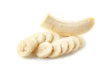 Sweet banana isolated on a white background