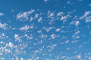 Fototapeta na wymiar Cirrocumulus clouds