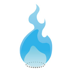 Fire burn flamme icon vector illustration graphic design