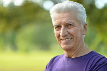 portrait of senior man