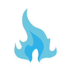 Obraz na płótnie Canvas Fire burn flamme icon vector illustration graphic design