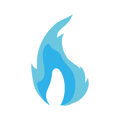 Fire burn flamme icon vector illustration graphic design