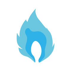 Fire burn flamme icon vector illustration graphic design