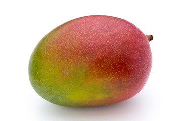 Mango fruit isolated on white background .