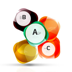 Geometric abstract background