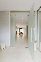 Spacious corridor in bright colors