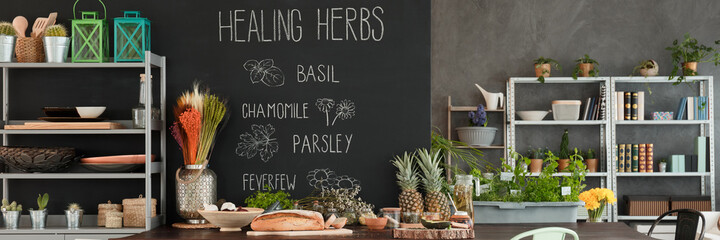 Modern kitchen interior