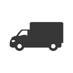 Cargo truck vehicle icon vector illustration graphic design