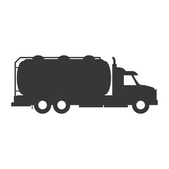 Cargo truck vehicle icon vector illustration graphic design