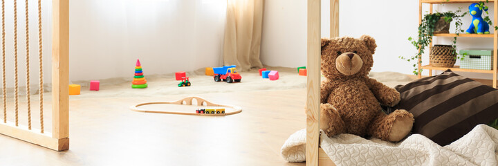 Sandpit in kids room © Photographee.eu