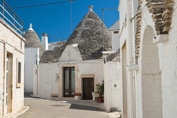 Trulli houses. Alberobello. Puglia. Italy. 
